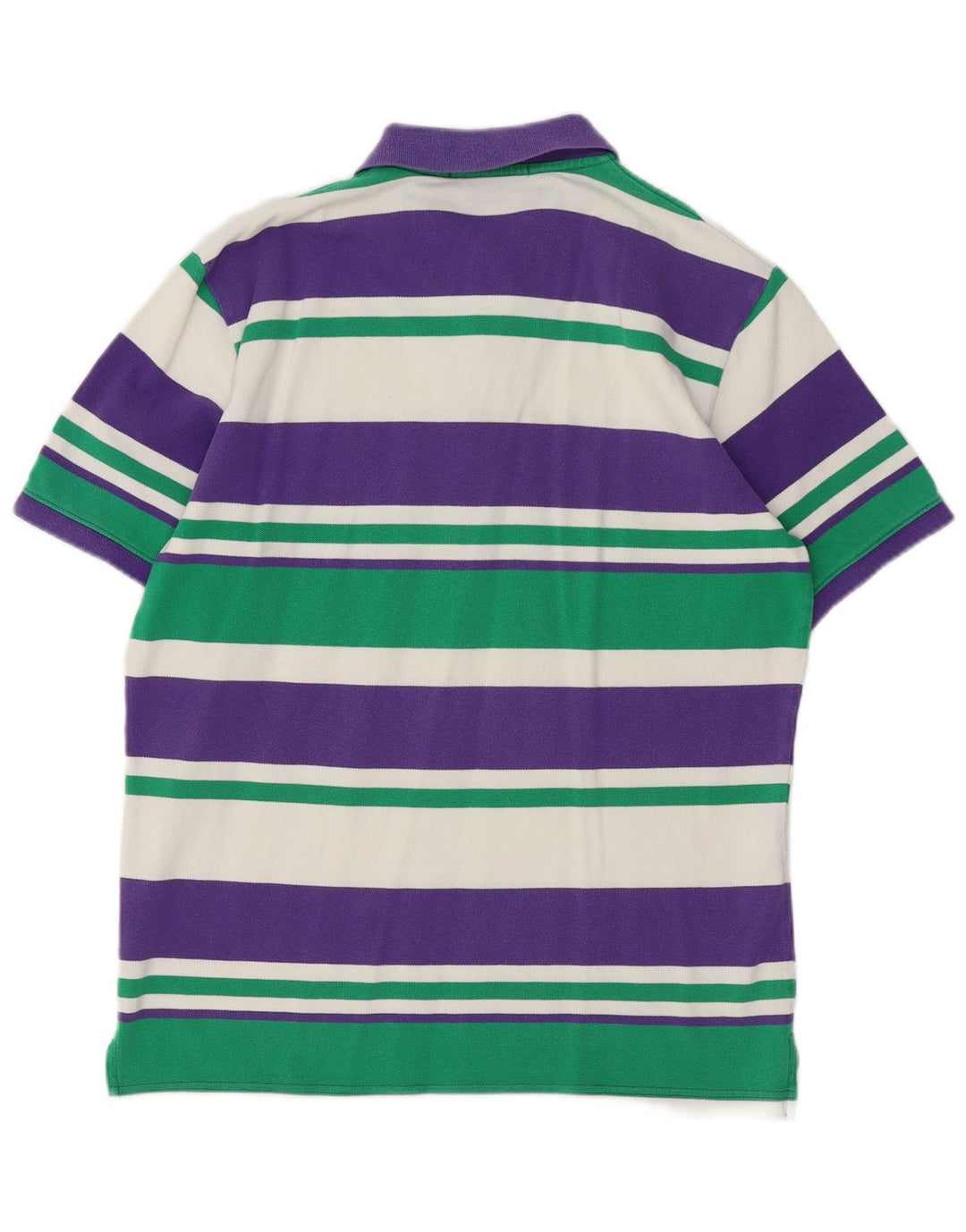 GANT Mens Rugby Polo Shirt Medium Multicoloured Striped Cotton