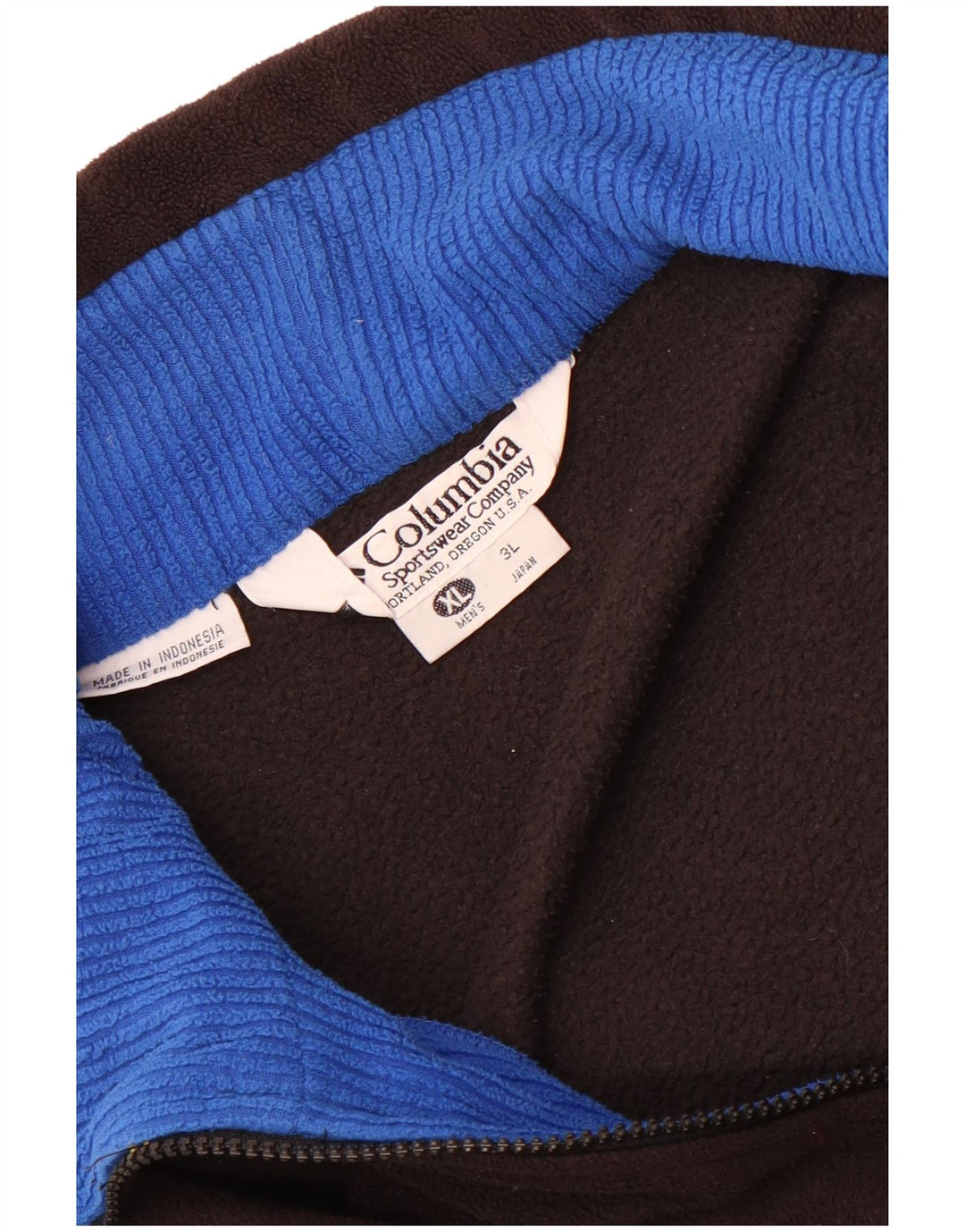 Columbia Mens Fleece Jacket UK 42 XL Black