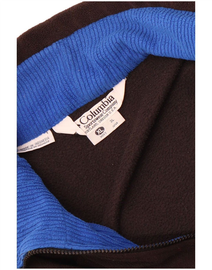 Columbia Mens Fleece Jacket UK 42 XL Black