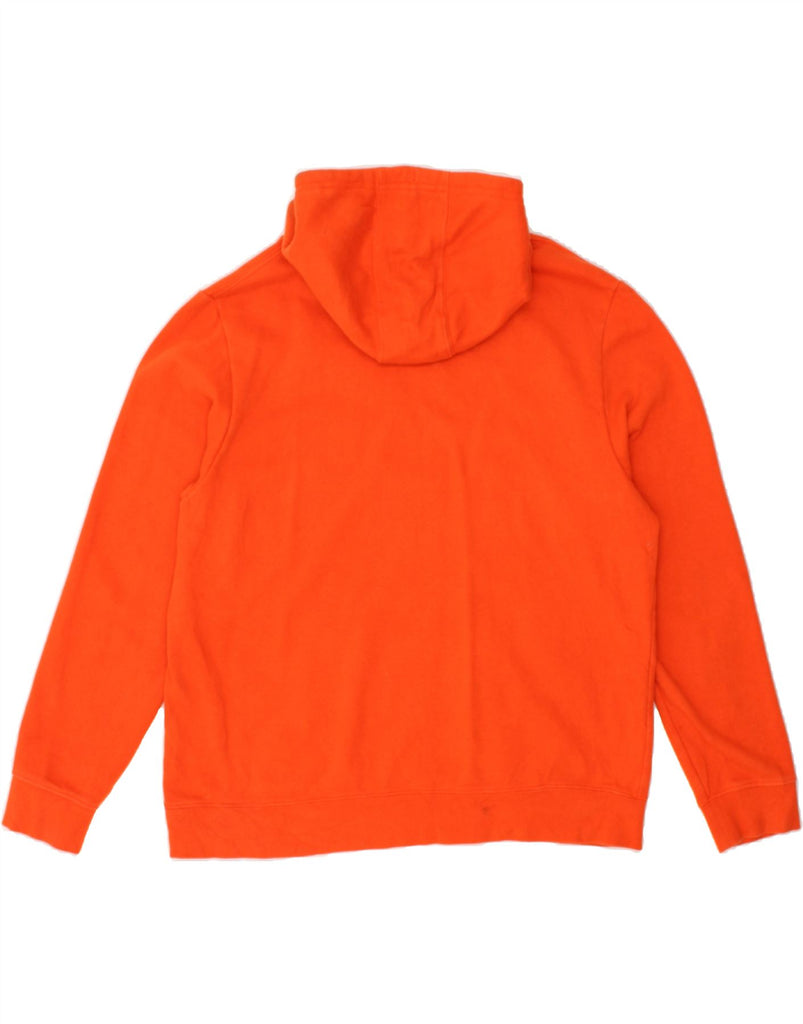 MAJESTIC Mens Denver Graphic Hoodie Jumper Large Orange Cotton | Vintage Majestic | Thrift | Second-Hand Majestic | Used Clothing | Messina Hembry 