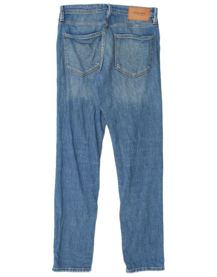 JACK & JONES Mens GLENN Slim Jeans W27 L30  Blue Cotton