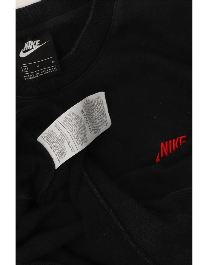 Nike Mens Sweatshirt Jumper Medium Black Cotton