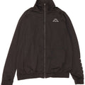 Kappa Mens Graphic Tracksuit Top Jacket Large Black Polyester