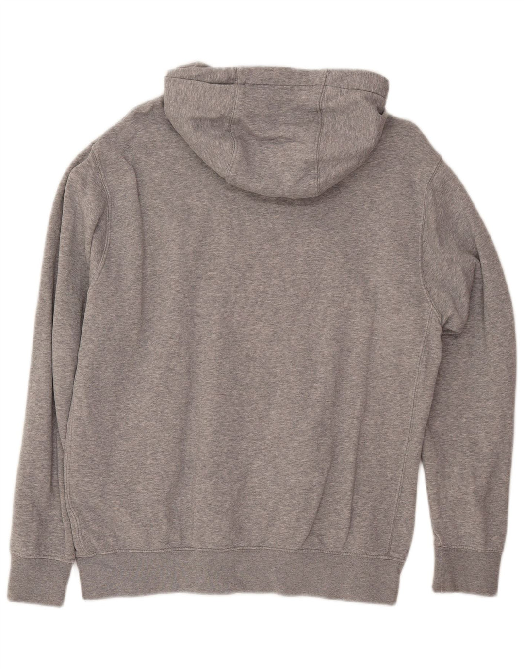 Nike Mens Graphic Hoodie Jumper Medium Grey Cotton