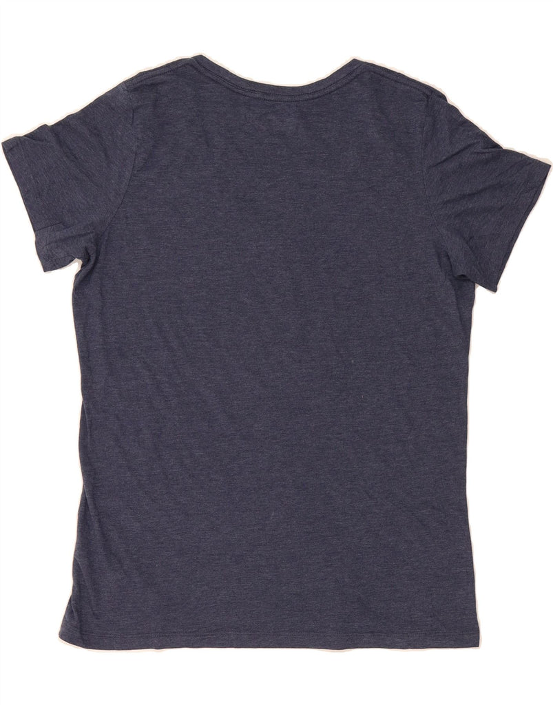 NFL Womens Denver Broncos Graphic T-Shirt Top UK 18 XL Navy Blue Cotton Vintage NFL and Second-Hand NFL from Messina Hembry 