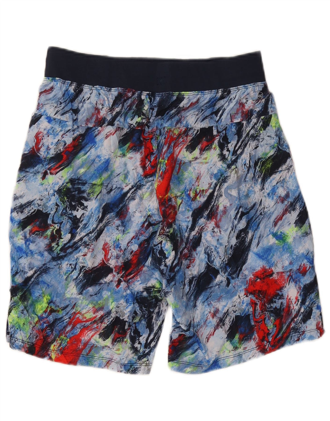 Russell Athletic Mens Sport Shorts Medium  Navy Blue Tie Dye