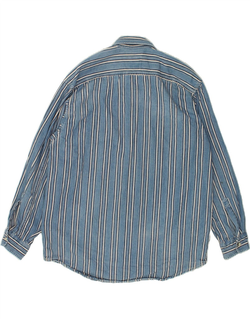 LEVI'S Mens Shirt Medium Blue Striped Cotton | Vintage Levi's | Thrift | Second-Hand Levi's | Used Clothing | Messina Hembry 