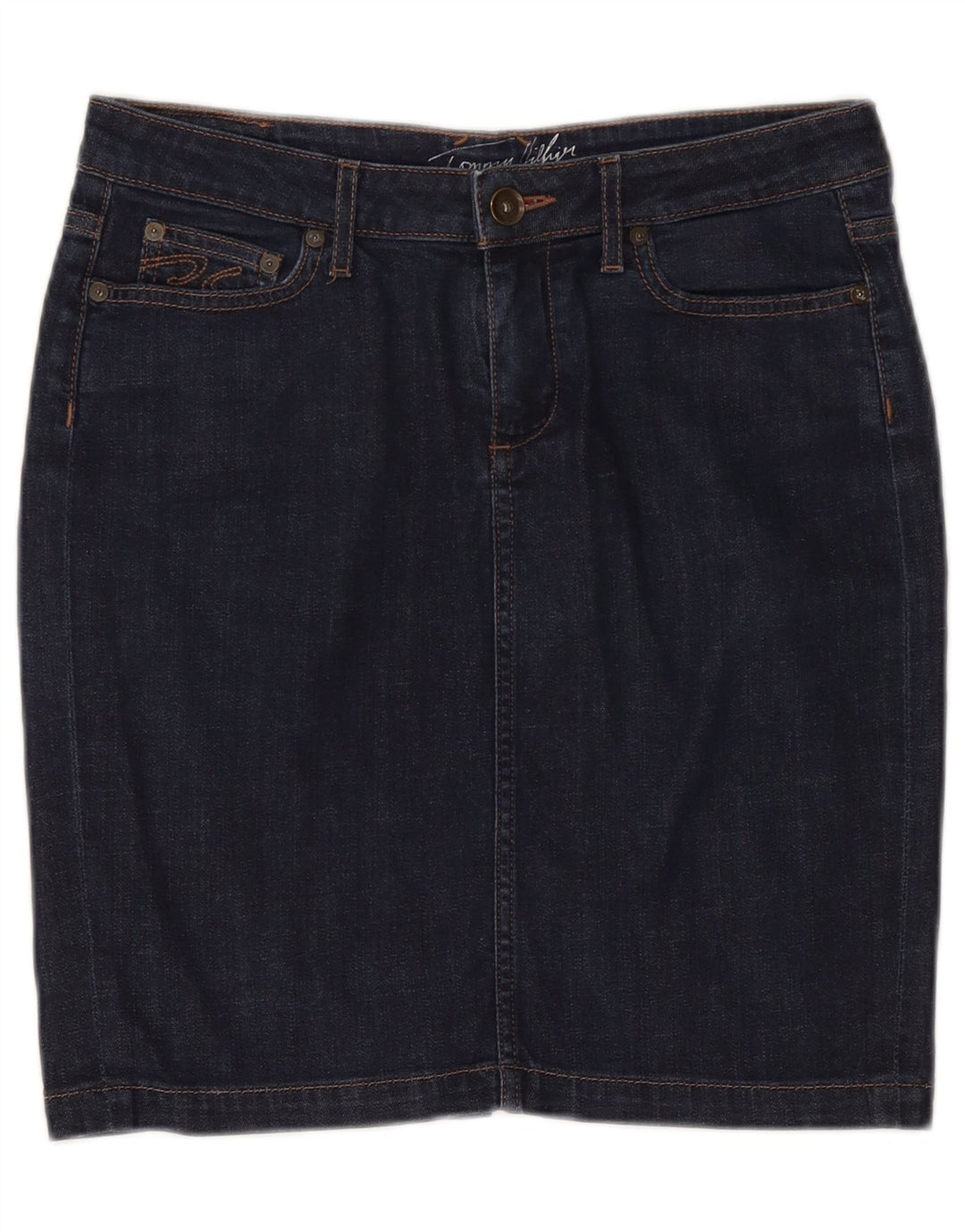 Tommy Hilfiger Womens Denim Skirt US 6 Medium W30  Navy Blue Cotton
