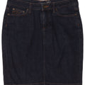 Tommy Hilfiger Womens Denim Skirt US 6 Medium W30  Navy Blue Cotton