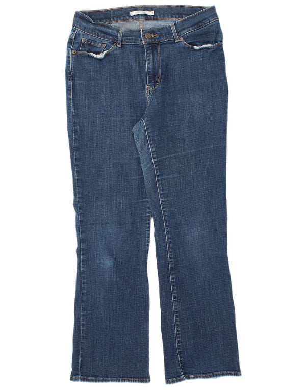Levi's Womens Classic Bootcut Jeans W29 L28 Blue Cotton