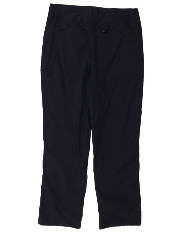 MOUNTAIN WAREHOUSE Womens Cargo Trousers UK 12 Medium W32 L29 Navy Blue