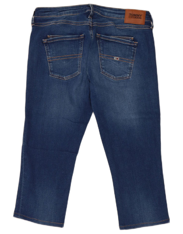 Tommy Hilfiger Womens Capri Jeans W30 L18 Blue Cotton