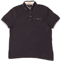 Ted Baker Mens Polo Shirt Size 4 Large Navy Blue Cotton