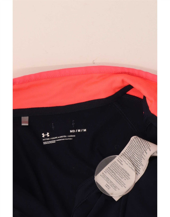 Under Armour Mens Fitted Pullover Tracksuit Top Medium Navy Blue