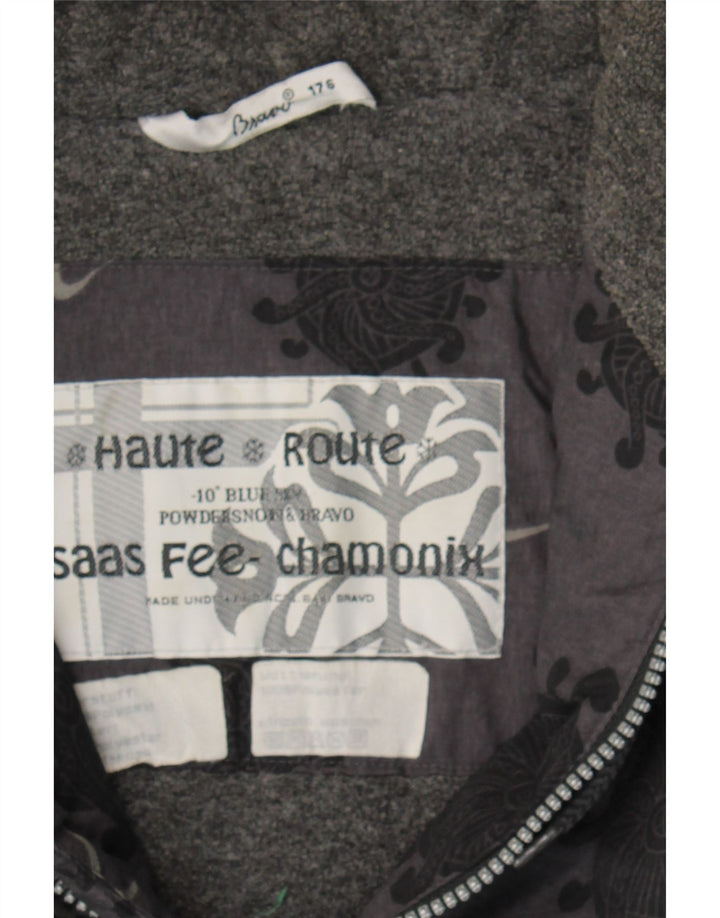 HAUTE ROUTE Boys Oversized Abstract Pattern Anorak Jacket 15-16 Years Grey Vintage Haute Route and Second-Hand Haute Route from Messina Hembry 