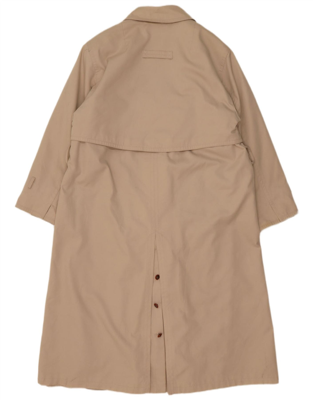 Vintage Womens Overcoat UK 18 XL  Beige Acrylic