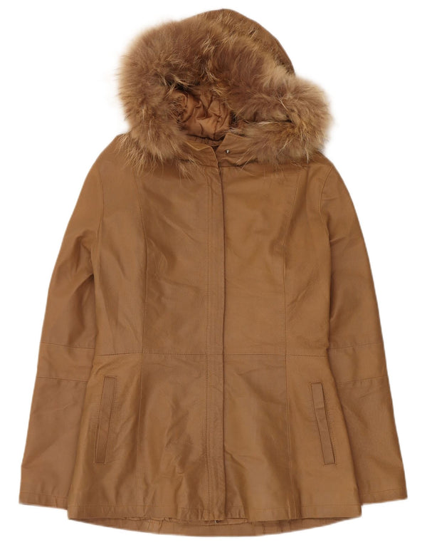 Conbipel Womens Free Heron Hooded Windbreaker Jacket IT 44 Medium Beige