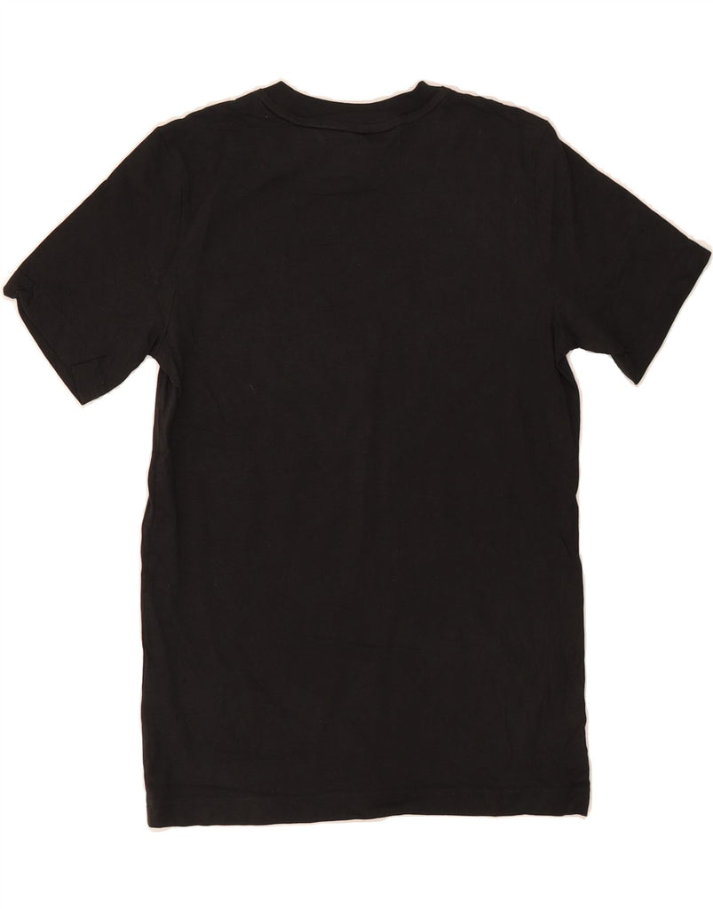 ADIDAS Boys Graphic T-Shirt Top 11-12 Years Black Cotton Vintage Adidas and Second-Hand Adidas from Messina Hembry 