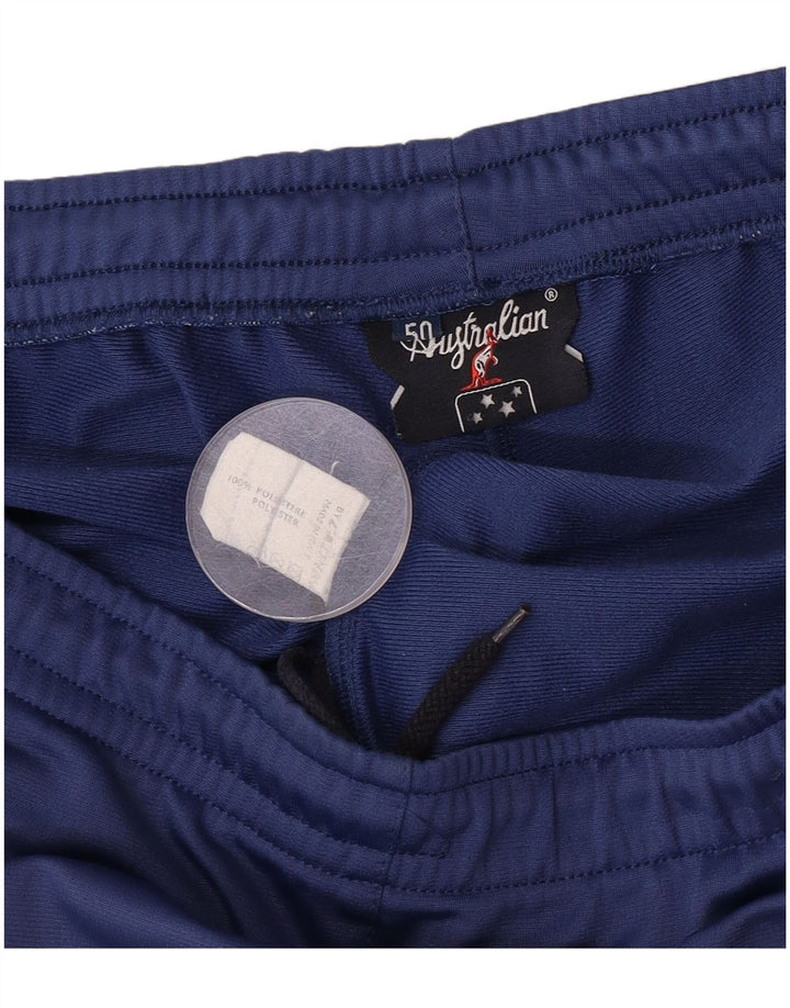 AUSTRALIAN L'ALPINA Mens Tracksuit Trousers IT 50 Medium Navy Blue