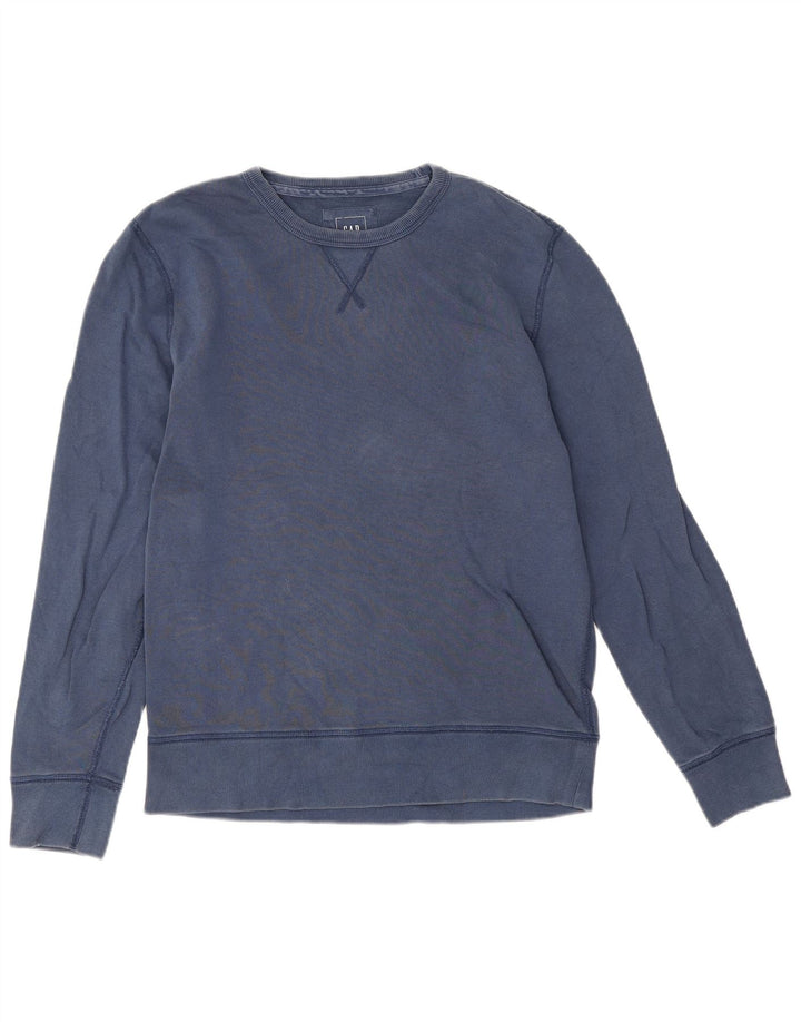 Gap Mens Sweatshirt Jumper Medium Navy Blue Cotton