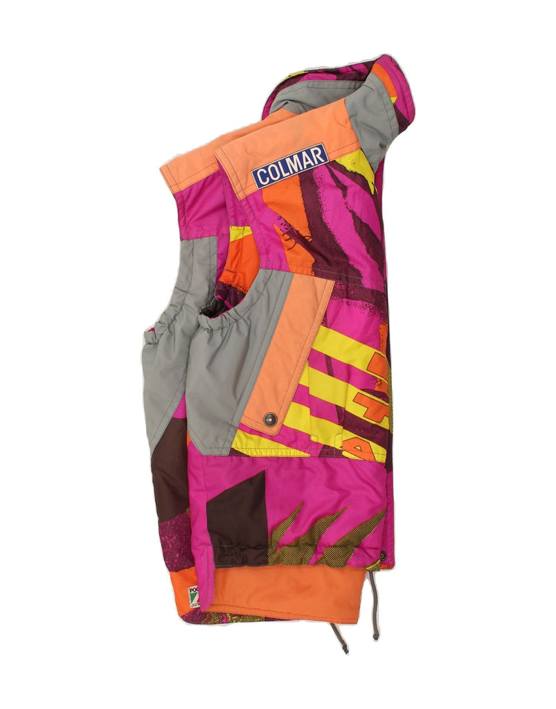 COLMAR Mens Graphic Gilet UK 38 Medium Multicoloured Colourblock Sports | Vintage Colmar | Thrift | Second-Hand Colmar | Used Clothing | Messina Hembry 