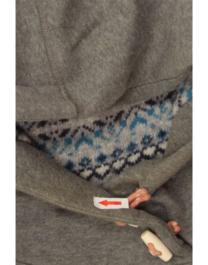 Playlife Womens Hoodie Jumper UK 10 Small Grey