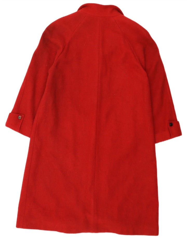 Vintage Womens Oversized Overcoat IT 46 Large Red