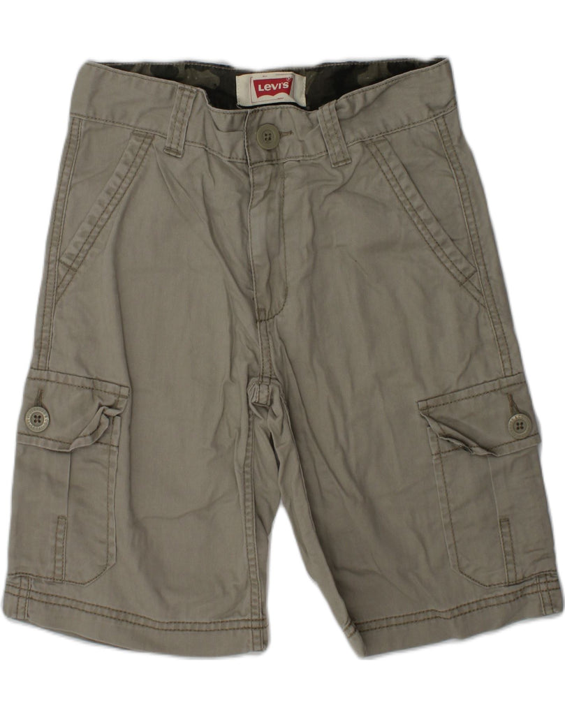 LEVI'S Boys Cargo Shorts 7-8 Years W24 Grey Cotton | Vintage Levi's | Thrift | Second-Hand Levi's | Used Clothing | Messina Hembry 