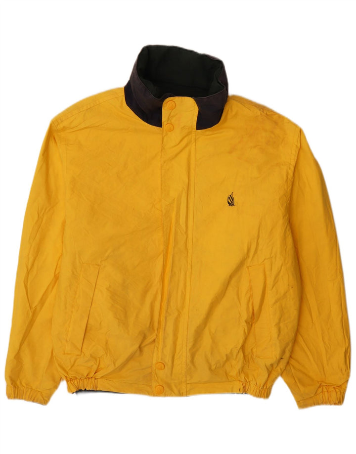 Nautica Mens Reversible Jacket UK 40 Large Multicoloured Colourblock Cotton