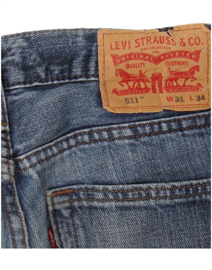 Levi's Mens 511 Slim Jeans W31 L31 Blue