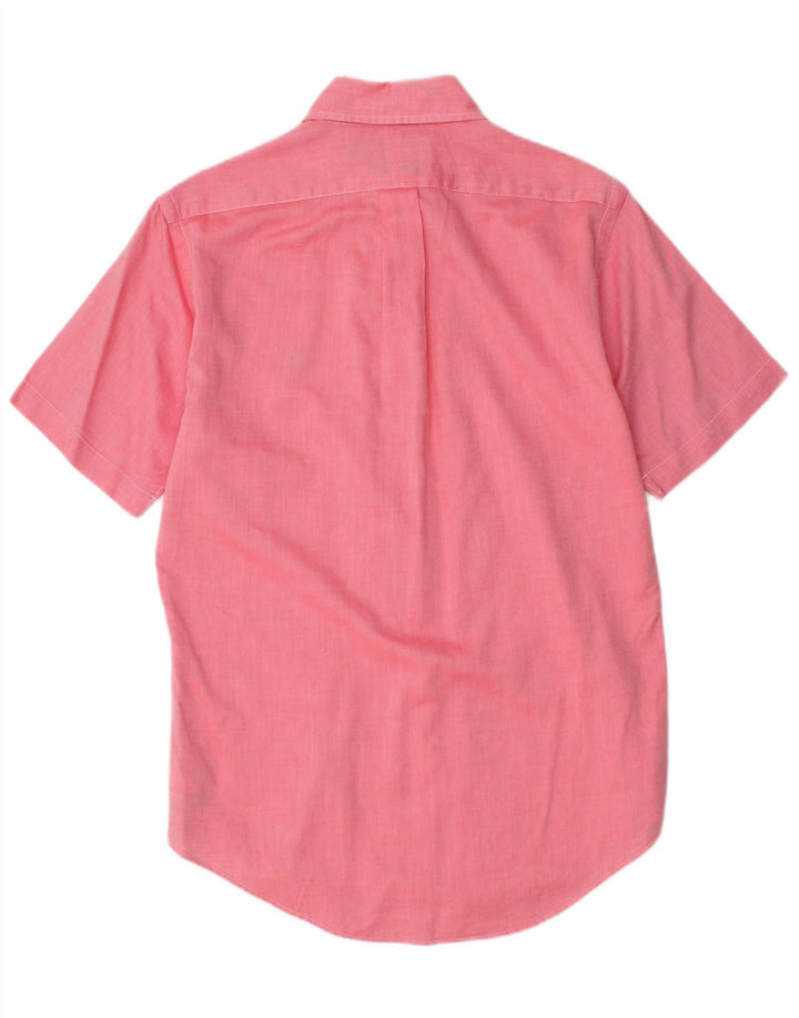 Ralph Lauren Mens Short Sleeve Shirt XS Pink Cotton