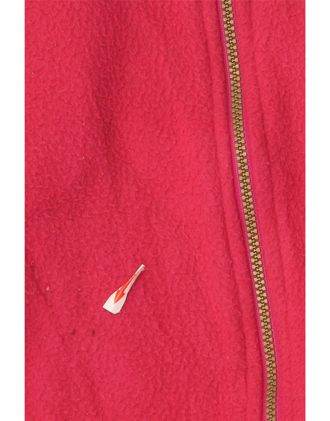 Santo Stefano Mens Fleece Jacket UK 38 Medium Pink Check Polyester