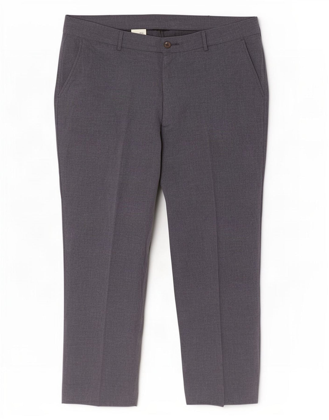 Farah Mens Straight Suit Trousers W42 L29 Grey Polyester