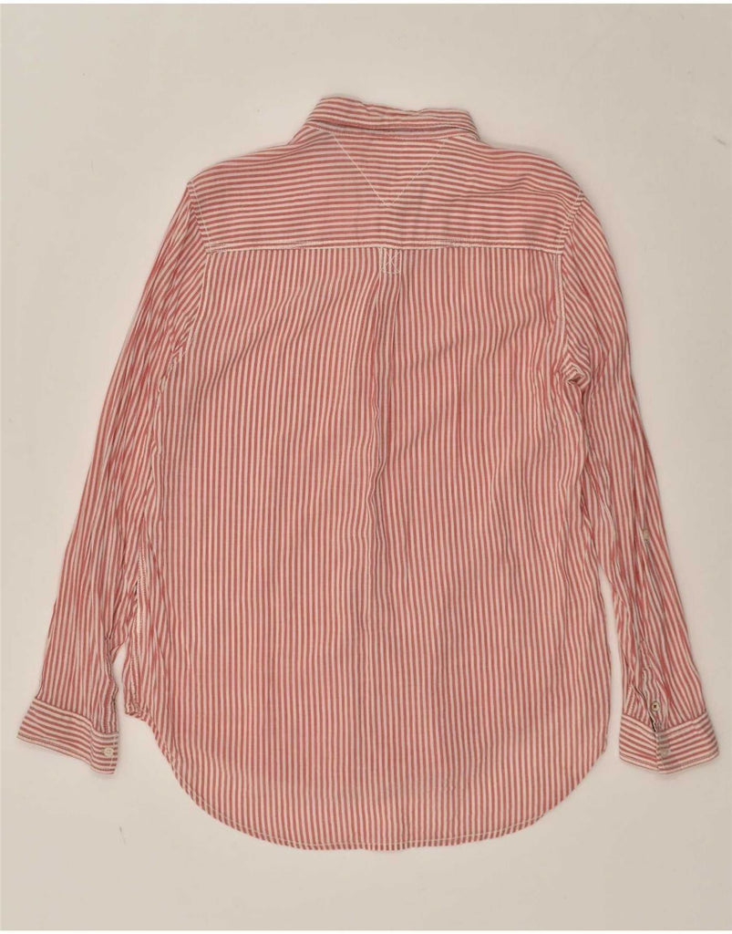 TOMMY HILFIGER Womens Shirt UK 18 XL Pink Pinstripe Vintage Tommy Hilfiger and Second-Hand Tommy Hilfiger from Messina Hembry 