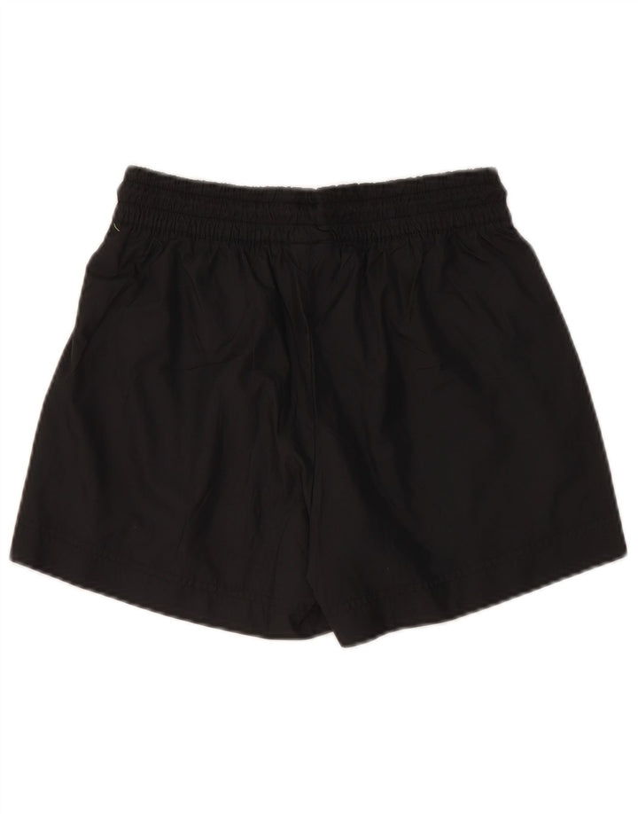 NIKE Womens Sport Shorts UK 6 XS  Black Colourblock Polyester