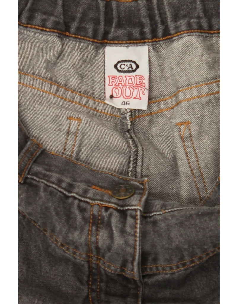 C&A Womens Cropped Jeans IT 46 Large W30 L26 Grey Cotton Vintage C&A and Second-Hand C&A from Messina Hembry 