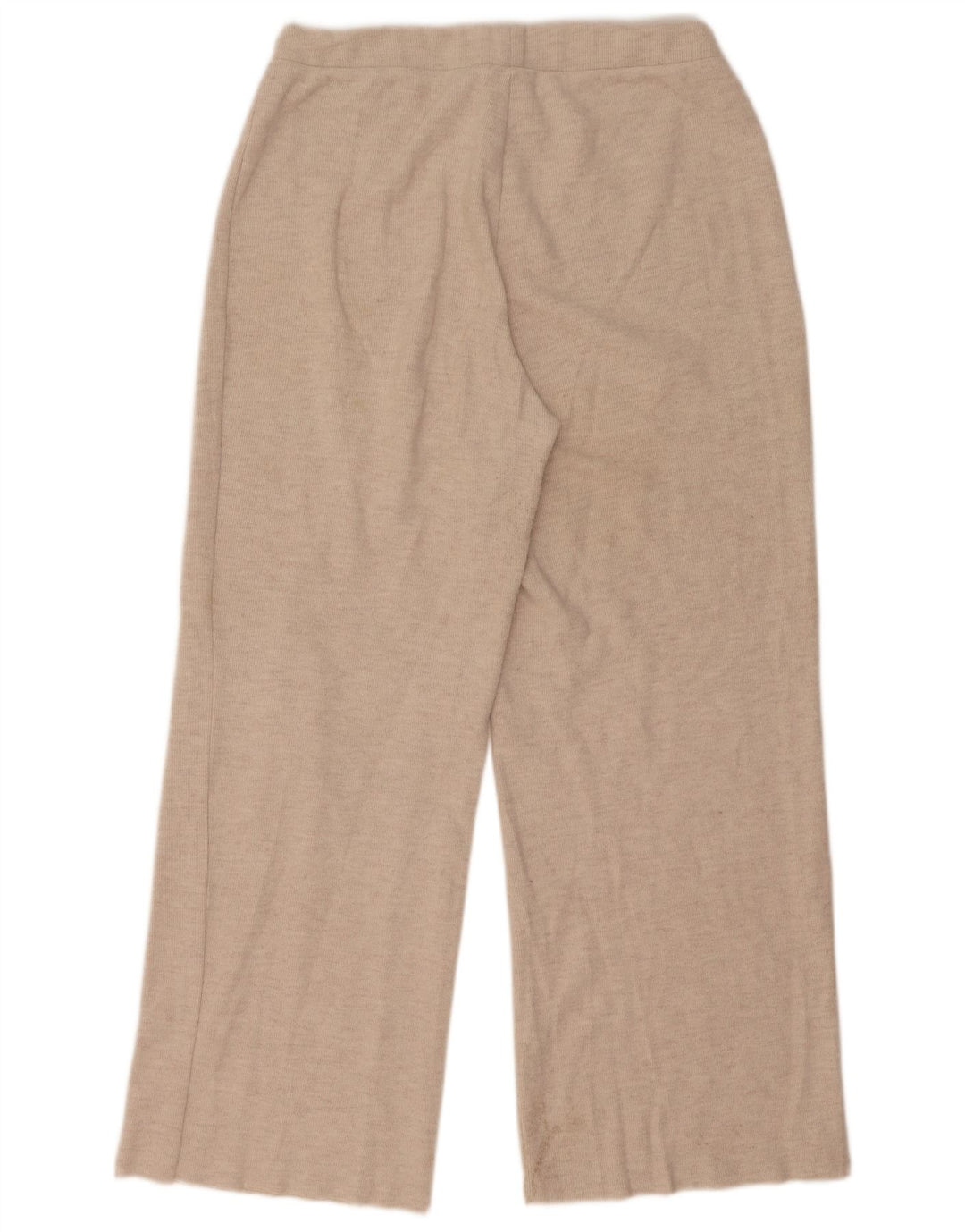 Zara Womens Tracksuit Trousers UK 14 Large Beige Polyester