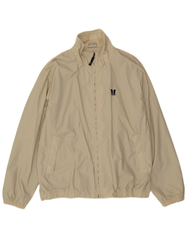 Vuarnet Mens Loose Fit Bomber Jacket UK 40 Large Beige