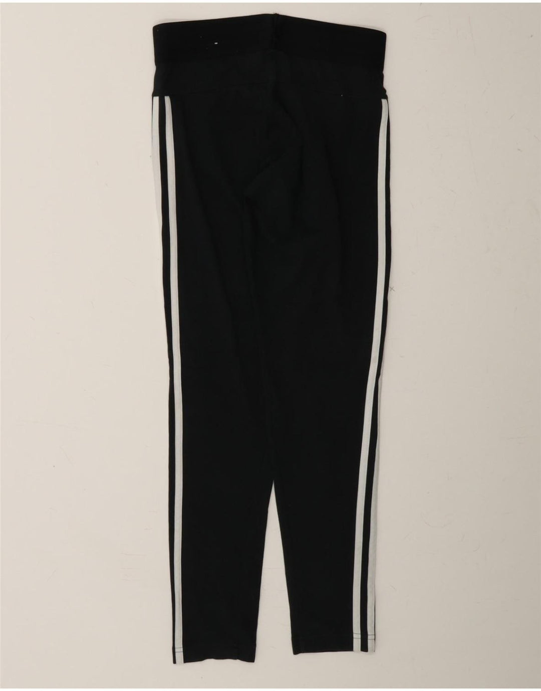 ADIDAS Womens Leggings UK 8/10 Small Black Cotton Vintage Adidas and Second-Hand Adidas from Messina Hembry 