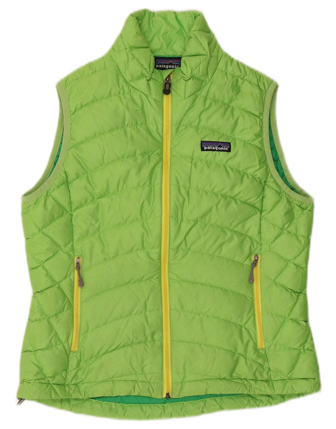 Patagonia Womens Padded Gilet UK 10 Small Green Polyester