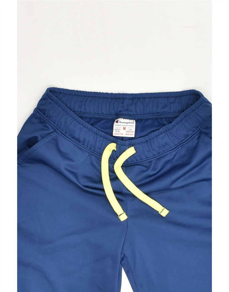 CHAMPION Boys Tracksuit Trousers Joggers 9-10 Years Medium Blue | Vintage Champion | Thrift | Second-Hand Champion | Used Clothing | Messina Hembry 