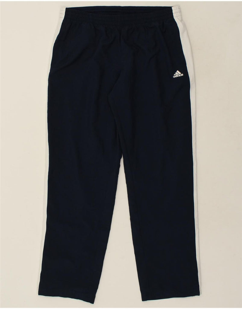 ADIDAS Womens Climacool Tracksuit Trousers UK 16 Large Navy Blue | Vintage Adidas | Thrift | Second-Hand Adidas | Used Clothing | Messina Hembry 