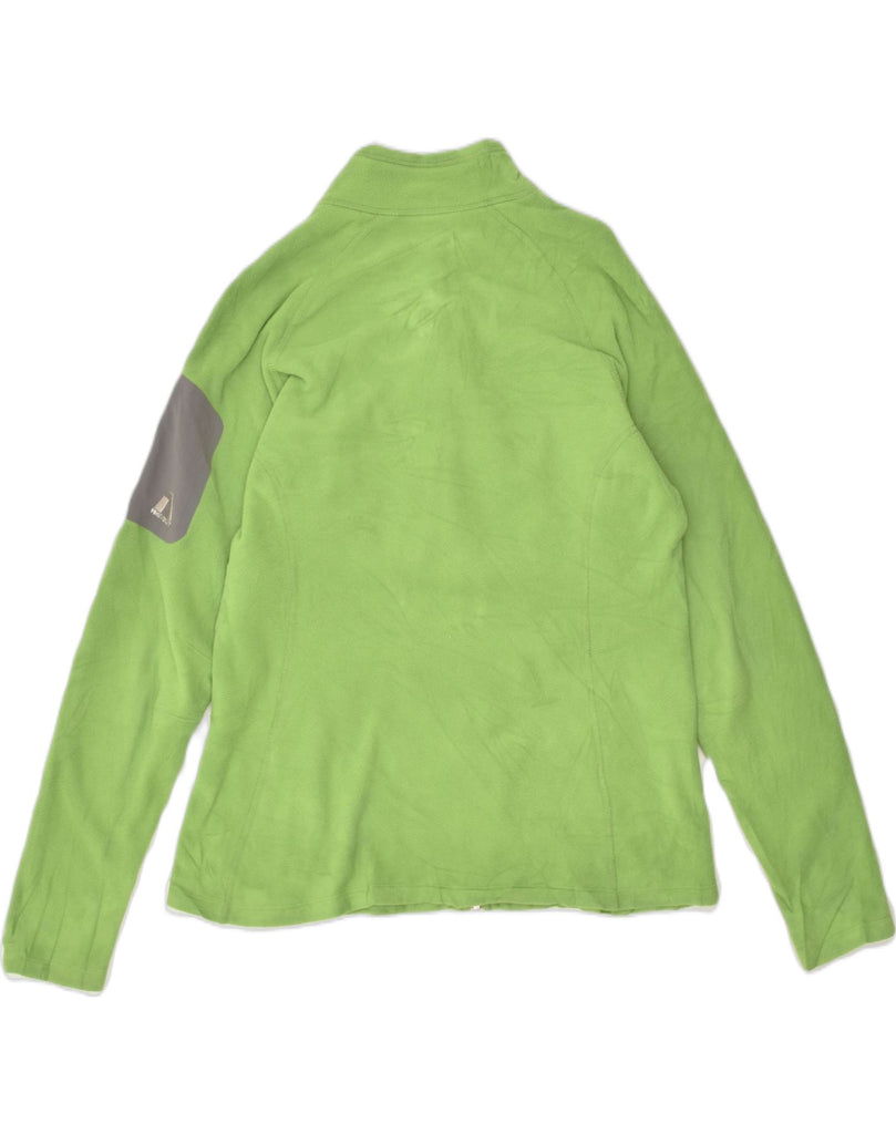 EDDIE BAUER Womens Fleece Jacket UK 16 Large Green Polyester | Vintage Eddie Bauer | Thrift | Second-Hand Eddie Bauer | Used Clothing | Messina Hembry 