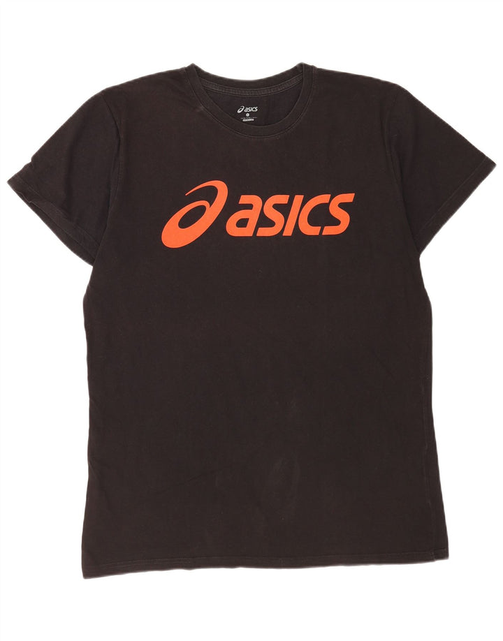 Asics Mens Graphic T-Shirt Top Large Black