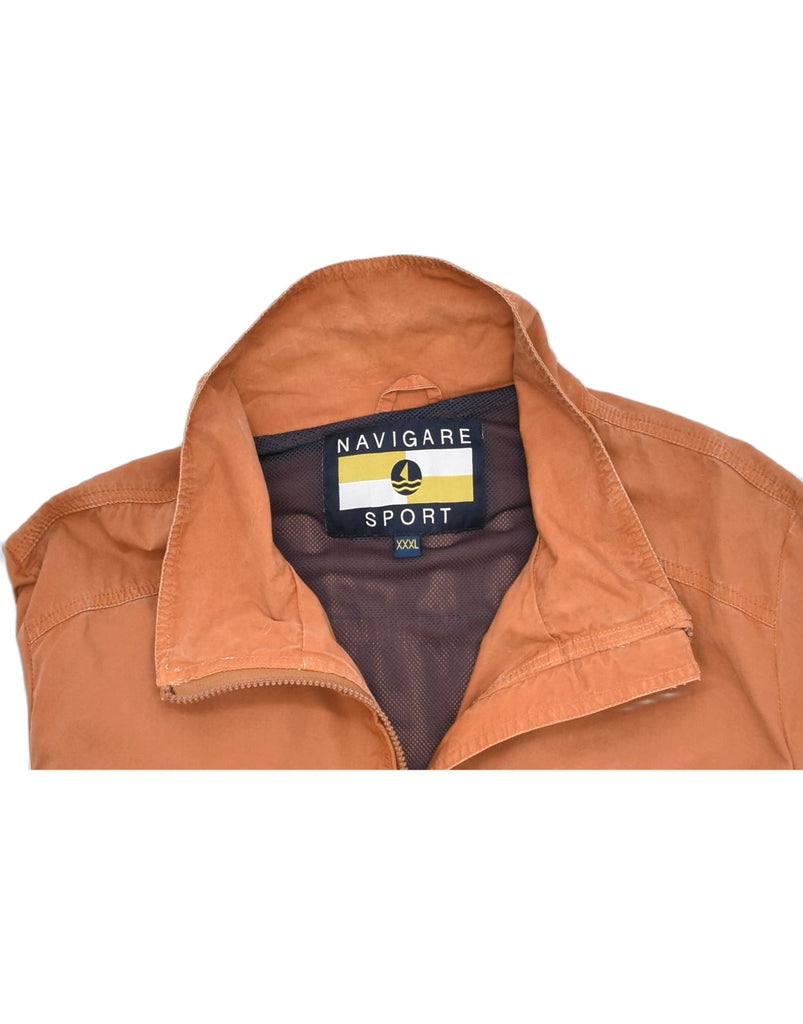 NAVIGARE Boys Bomber Jacket 15-16 Years 3XL Brown | Vintage | Thrift | Second-Hand | Used Clothing | Messina Hembry 