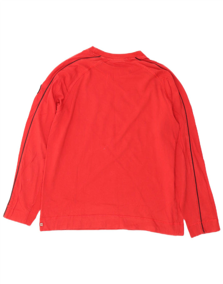 PUMA Mens Graphic Top Long Sleeve Small Red Cotton Vintage Puma and Second-Hand Puma from Messina Hembry 