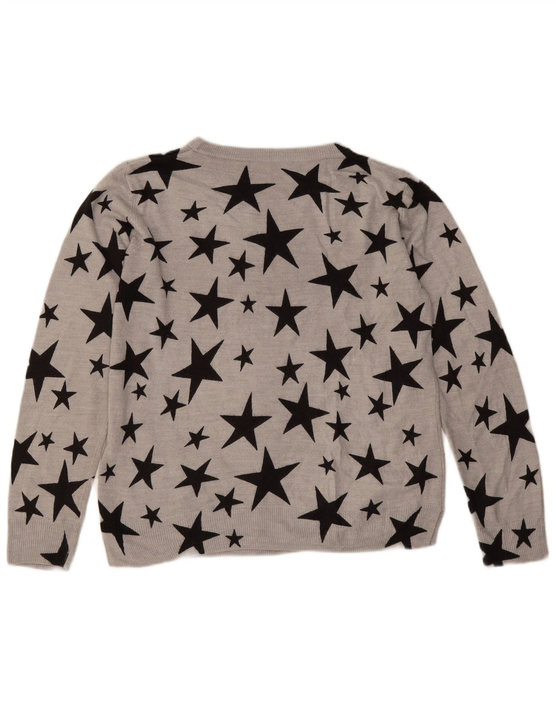 Marks & Spencer Womens Boat Neck Jumper Sweater UK 14 Large Grey