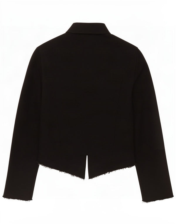 Zara Womens Bolero Jacket UK 14 Large Black