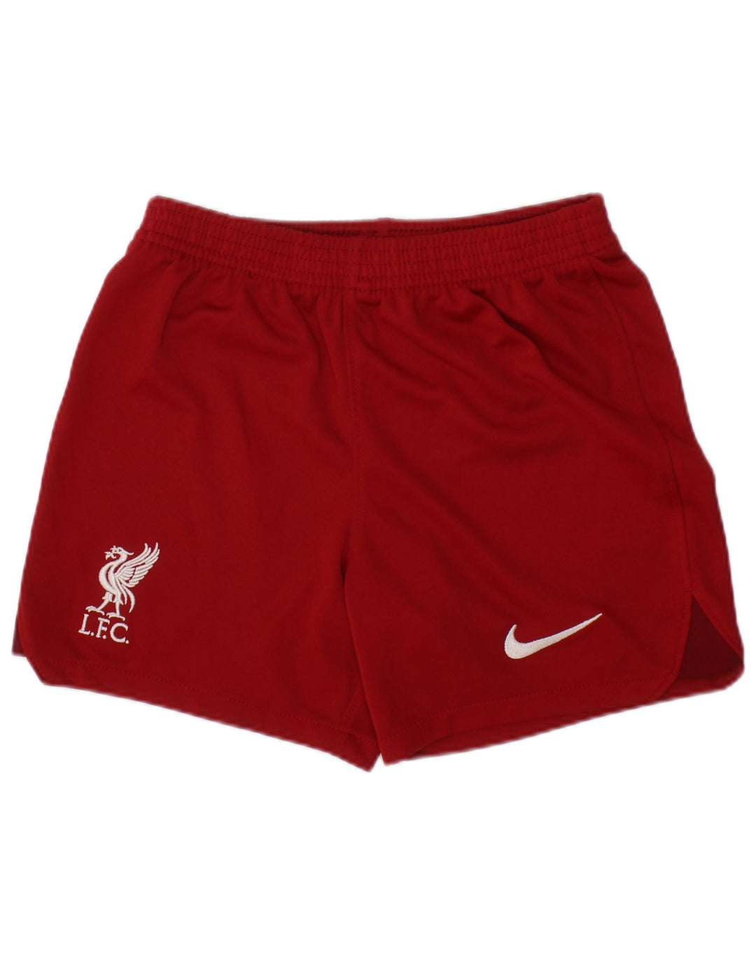NIKE Boys Liverpool Sport Shorts 10-11 Years Medium Red Polyester