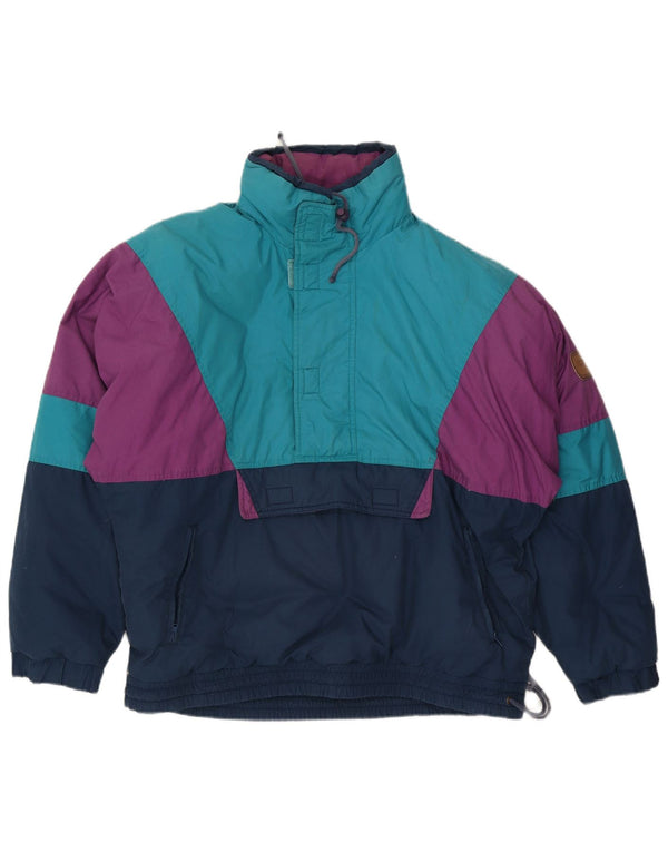 Anzoni Mens Loose Fit Ski Jacket UK 38 Medium Multicoloured Colourblock